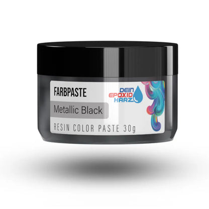 Black - Farbpaste Metallic 30g